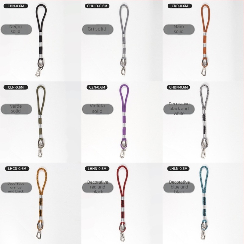 Lesă pentru câini, din nylon dublu, cu cataramă metalică, material imitatie nylon, brand Banoohawk