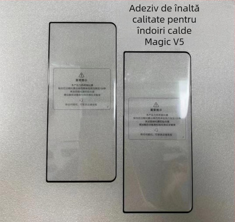 Protecție ecran din sticlă călită pentru Honor Magic V5 și Magic V3, HD, protecție a confidențialității ecranului, anti-amprentă, anti-cădere, auto-reparare