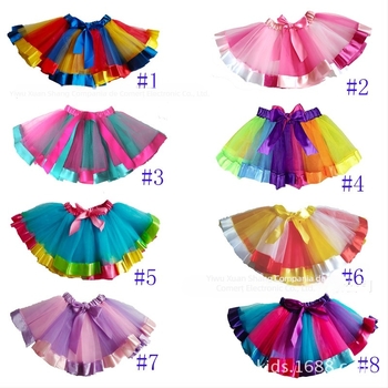 Fustă pentru copii cu croială neregulată – material din nylon; material principal 90% poliester, pentru fete 3–8 ani, vară