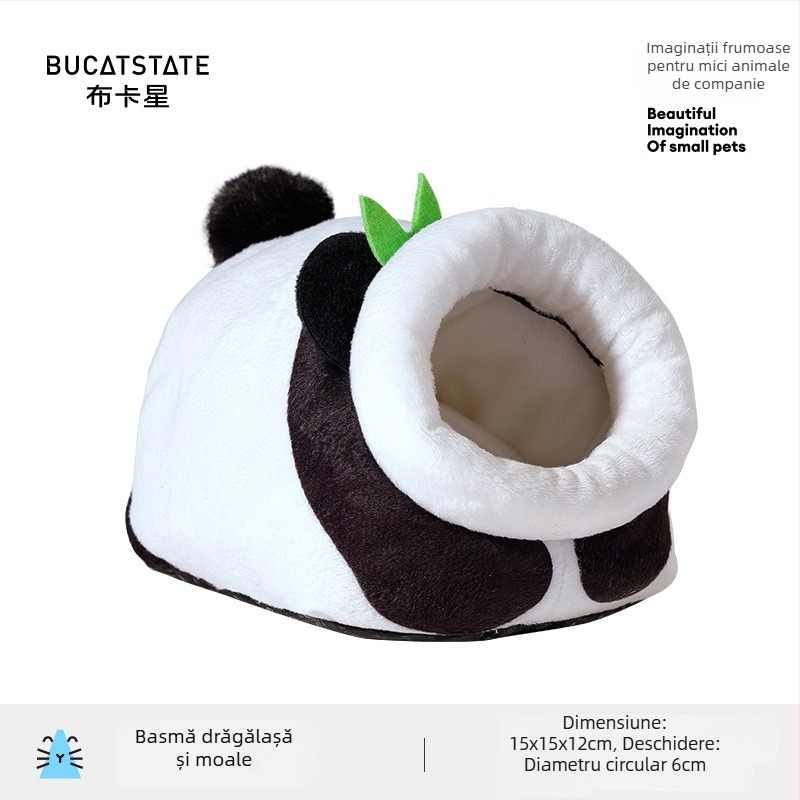 Cuib pentru animale de companie, cald iarna — material: floare de mătase; adăpost de iarnă pentru animale mici