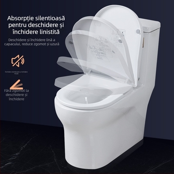 Scaun de toaletă inteligent cu temperatură constantă, panou PP, distanța dintre găuri reglabilă, stil minimalist, fără telecomandă.