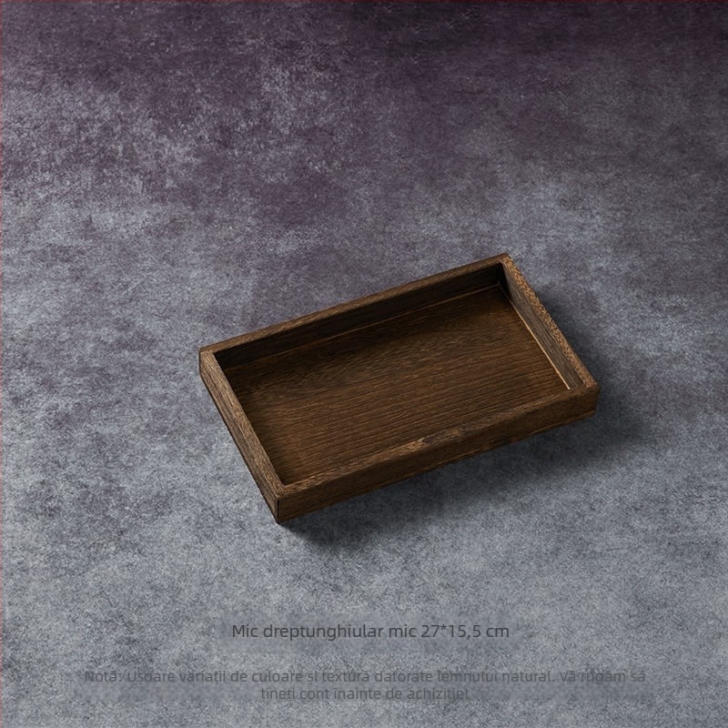 Tava de ceai vintage – recuzită pentru fotografie culinară, farfurie în stil antic pentru compoziții still life cu mooncake, stil național