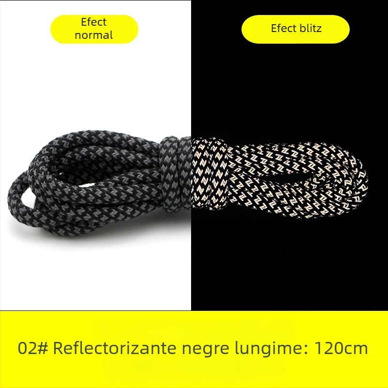 Adidași sneakers cu șireturi rotunde reflectorizante pentru Yeezy 350, 700 și 500 serii (talpă din cauciuc)