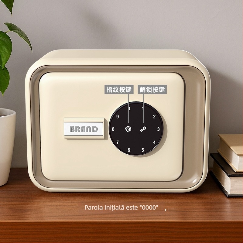Pușculiță pentru copii, seif casnic cu încuietoare mecanică cu parolă, construcție din plastic, protecție anti-furt