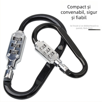 WITT RIGHT Încuietoare numerică tip D din aliaj de zinc pentru mobilier, grosimea tijelor 6–8 mm, distanța dintre tijelor 110 mm, model D-type