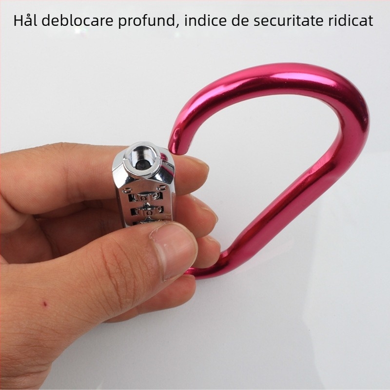 WITT RIGHT Încuietoare numerică tip D din aliaj de zinc pentru mobilier, grosimea tijelor 6–8 mm, distanța dintre tijelor 110 mm, model D-type