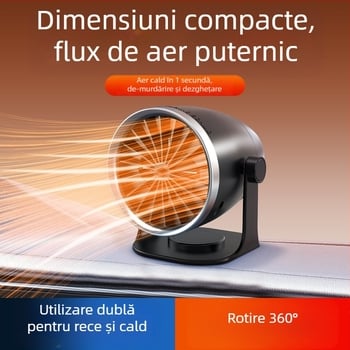 Încălzitor auto pentru dezghețare și defogare, 12V/24V, 120W, model FL-006, ABS