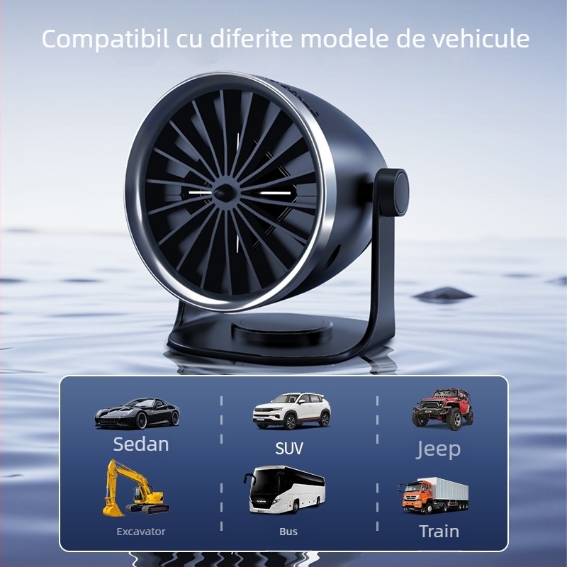 Încălzitor auto pentru dezghețare și defogare, 12V/24V, 120W, model FL-006, ABS