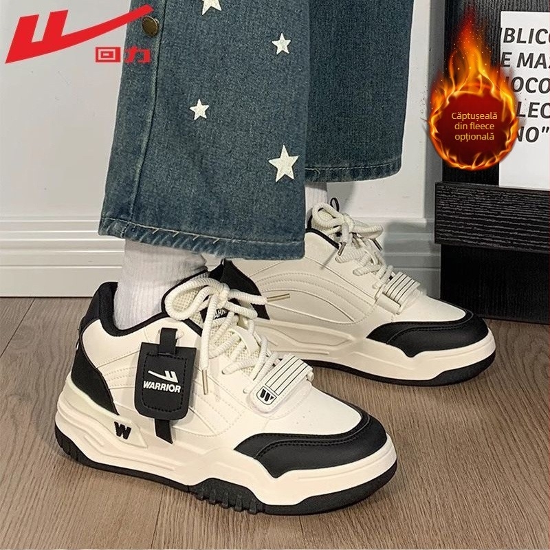 Adidași masculi cu platformă internă ascunsă pentru creșterea înălțimii, șireturi, partea superioară din piele sintetică, talpă PVC, potriviți pentru toamnă