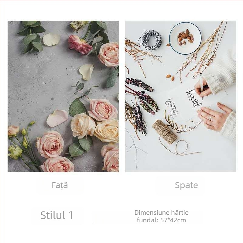 Hârtie de fundal – Lu Xin; Material: hârtie lucioasă de 250 g; Potrivită pentru fotografierea produselor; Greutate: 0.25 kg