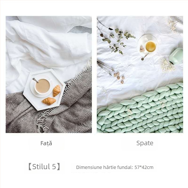 Hârtie de fundal – Lu Xin; Material: hârtie lucioasă de 250 g; Potrivită pentru fotografierea produselor; Greutate: 0.25 kg