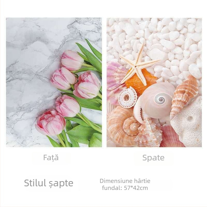 Hârtie de fundal – Lu Xin; Material: hârtie lucioasă de 250 g; Potrivită pentru fotografierea produselor; Greutate: 0.25 kg