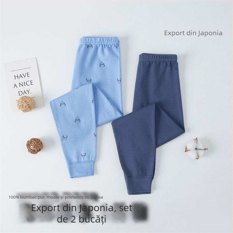 Pantaloni lungi pentru copii din 100% bumbac – unisex, Clasa de securitate A, pentru 3-8 ani, Iarnă 2021
