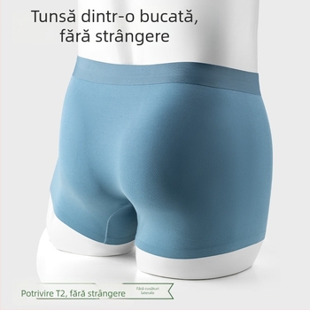 Boxeri bărbați Modal – respirabili, antibacterieni; căptușeală din mătase Mulberry; talie medie