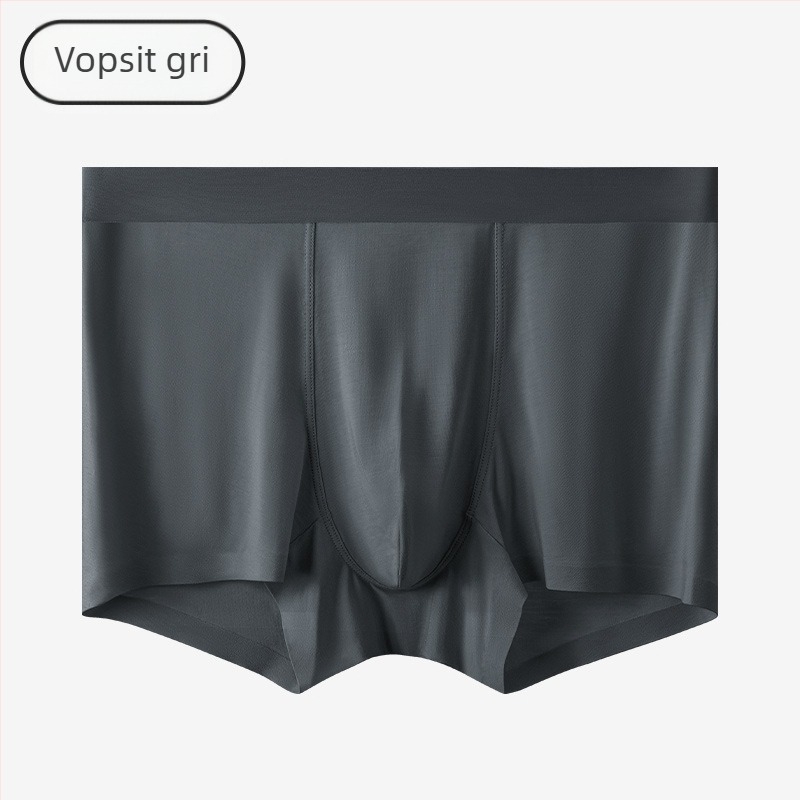 Boxeri bărbați Modal – respirabili, antibacterieni; căptușeală din mătase Mulberry; talie medie