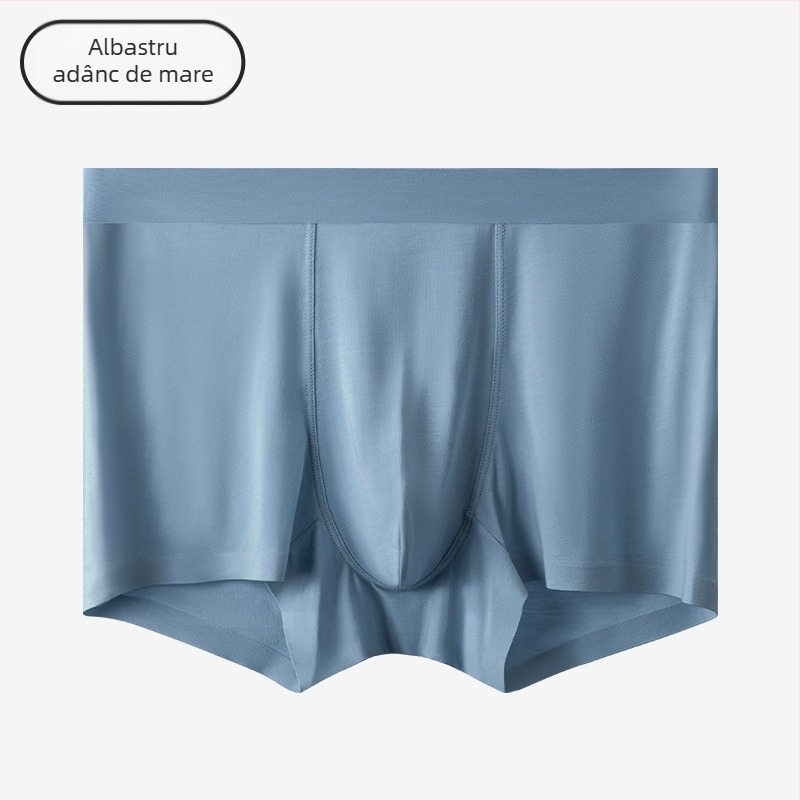 Boxeri bărbați Modal – respirabili, antibacterieni; căptușeală din mătase Mulberry; talie medie