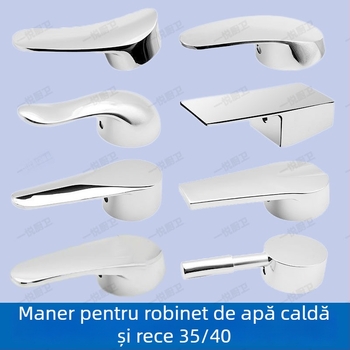 Mâner robinet pentru chiuvetă și bucătărie, amestec apă caldă/rece, aliaj, stil modern minimalist