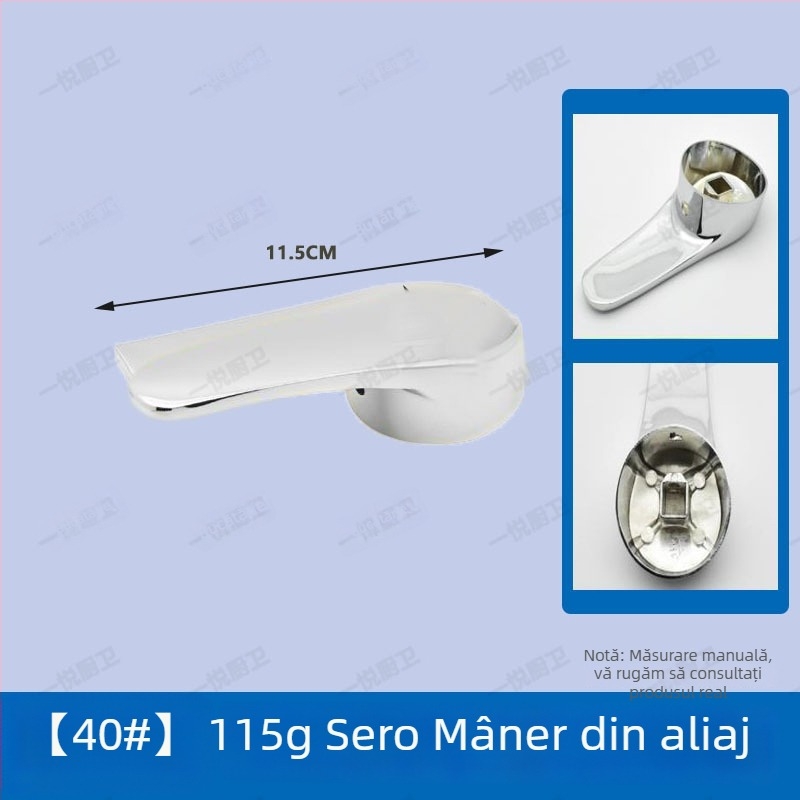 Mâner robinet pentru chiuvetă și bucătărie, amestec apă caldă/rece, aliaj, stil modern minimalist