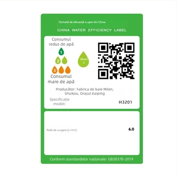 Cap de duș încastrat, pătrat sau rotund, rotativ și reglabil, din oțel inoxidabil, jet superior, funcție masaj, design modern minimalist