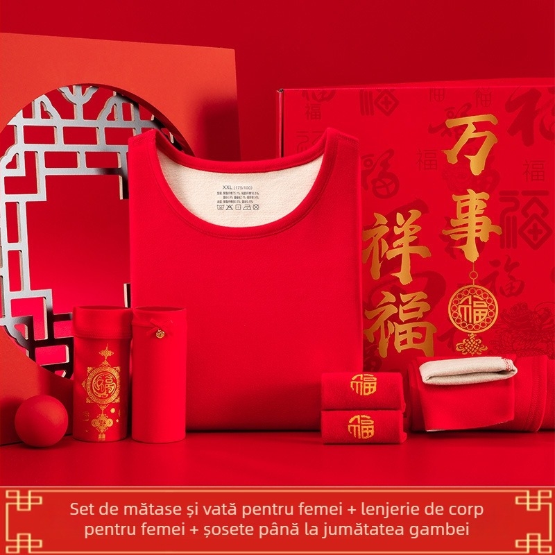 Set termic unisex din acril Derong – Top cu mâneci lungi și pantaloni, model solid, acril 90–95%