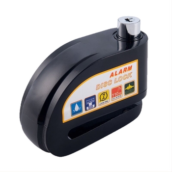 Blocare disc cu alarmă reîncărcabilă pentru bicicletă, aliaj de aluminiu, 281 g, Model D02, Cod articol D01