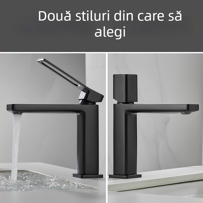 Robinet de chiuvetă din cupru, montat pe blat, cu cartuș ceramic, cu o singură mâner, 0-99°C, 0,8 MPa