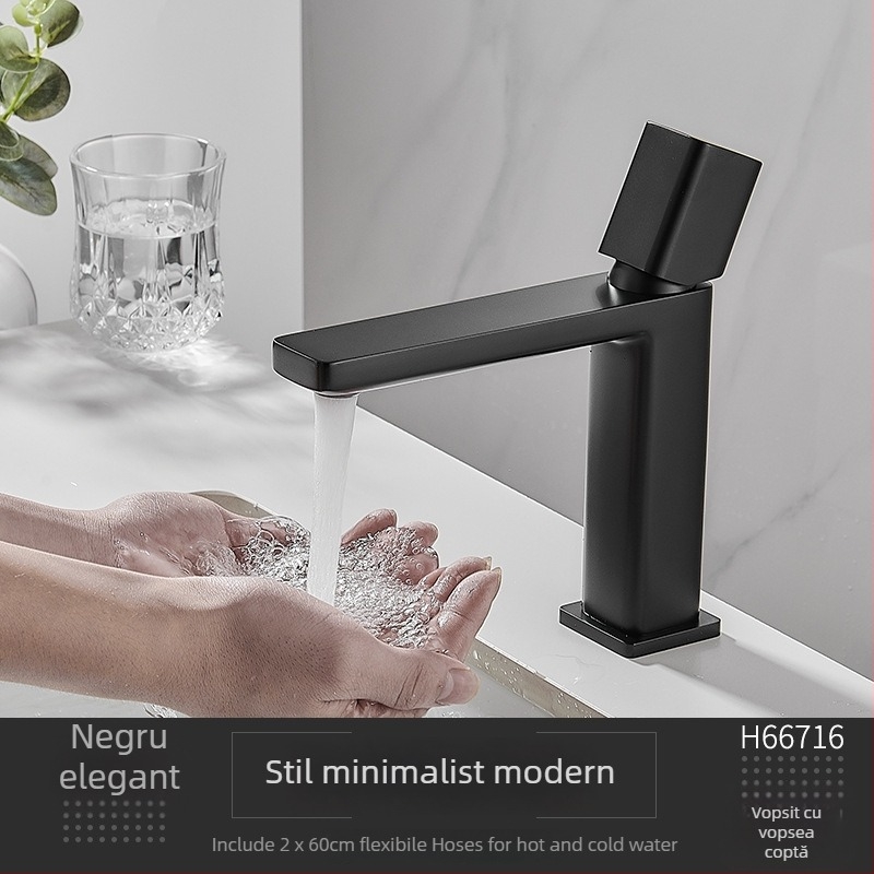 Robinet de chiuvetă din cupru, montat pe blat, cu cartuș ceramic, cu o singură mâner, 0-99°C, 0,8 MPa