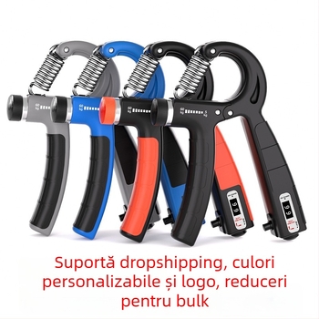 Antrenor de prindere reglabil cu acoperire din cauciuc, portabil, rezistență 5–60 kg, PP+TPE