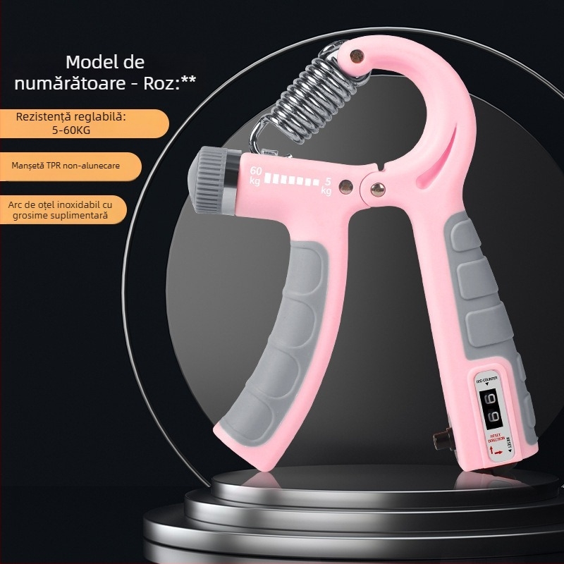 Antrenor de prindere reglabil cu acoperire din cauciuc, portabil, rezistență 5–60 kg, PP+TPE