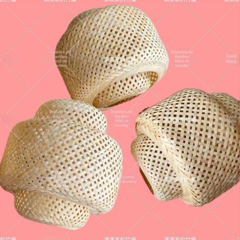 Fanar de bambus în stil chinezesc pentru fotografii de nuntă, cu simbolul Fericirii Duble