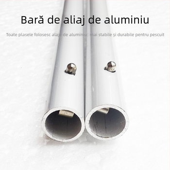 Plasă telescopică pentru acvariu, din aliaj de aluminiu, cu plasă poliester, 500 g, echipament pentru acvariu