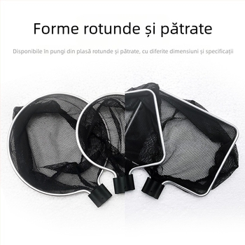 Plasă telescopică pentru acvariu, din aliaj de aluminiu, cu plasă poliester, 500 g, echipament pentru acvariu