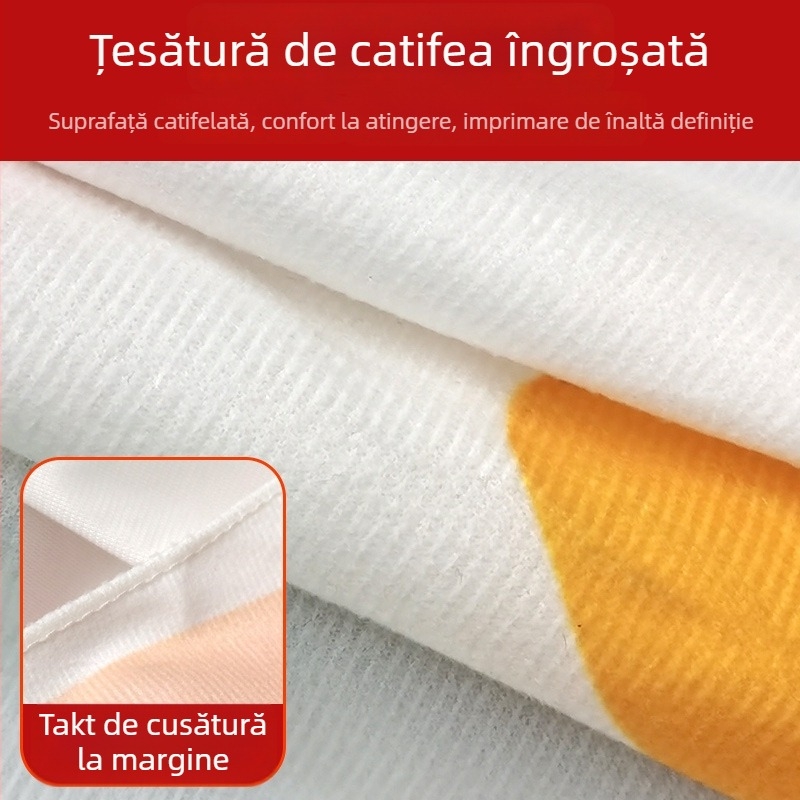 Tapiserie din in, stil modern minimalist, imprimare digitală prin transfer termic, dreptunghiulară, personalizabilă pentru living și dormitor