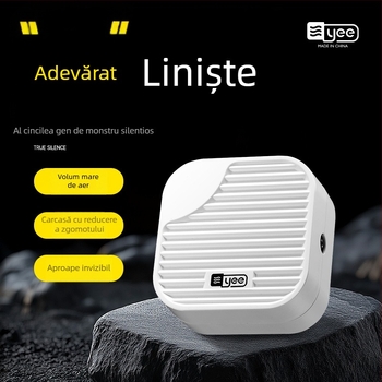 yee Pompa de oxigen pentru acvariu – aerator silențios, pentru uz casnic, greutate 0,5 kg