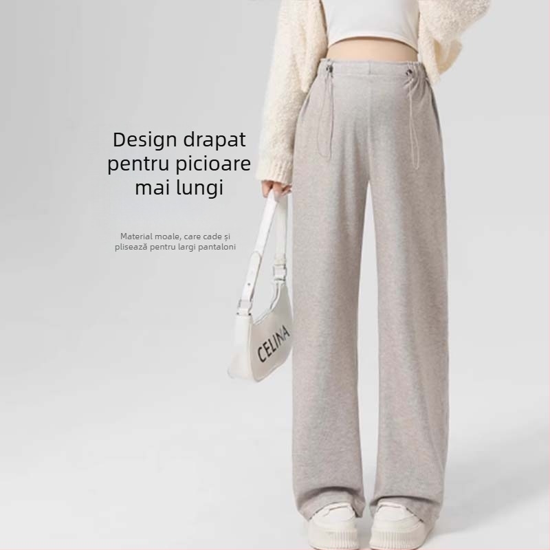 Pantaloni de maternitate cu croială lejeră, poliester, 70–80% poliester, primăvara 2023