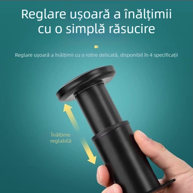 Picioare reglabile pentru mobilier – oțel inoxidabil și oțel laminat la rece; utilizare universală; stil modern minimalist; acoperire emailată în cuptor