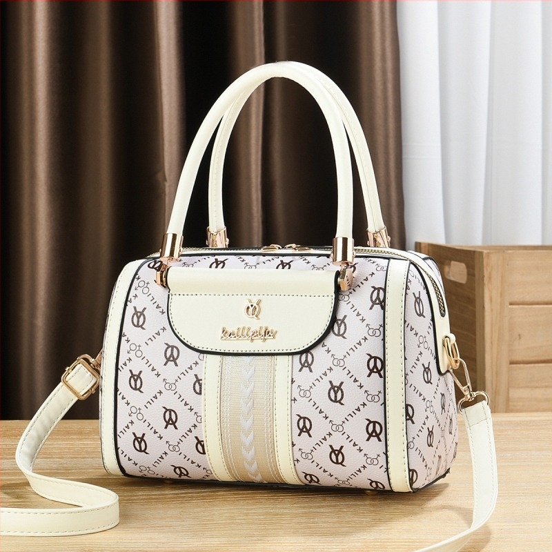 Geantă PU în formă de pernă, ovală, închidere cu fermoar, interior cu buzunar cu fermoar, buzunar pentru telefon și buzunar laminat cu fermoar