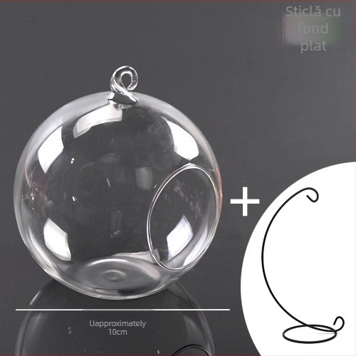 Sticlă borosilicat înalt pentru mini peisaje cu mușchi DIY – Brand Creative Workshop, Ambalaj carton, Sticlă agățabilă