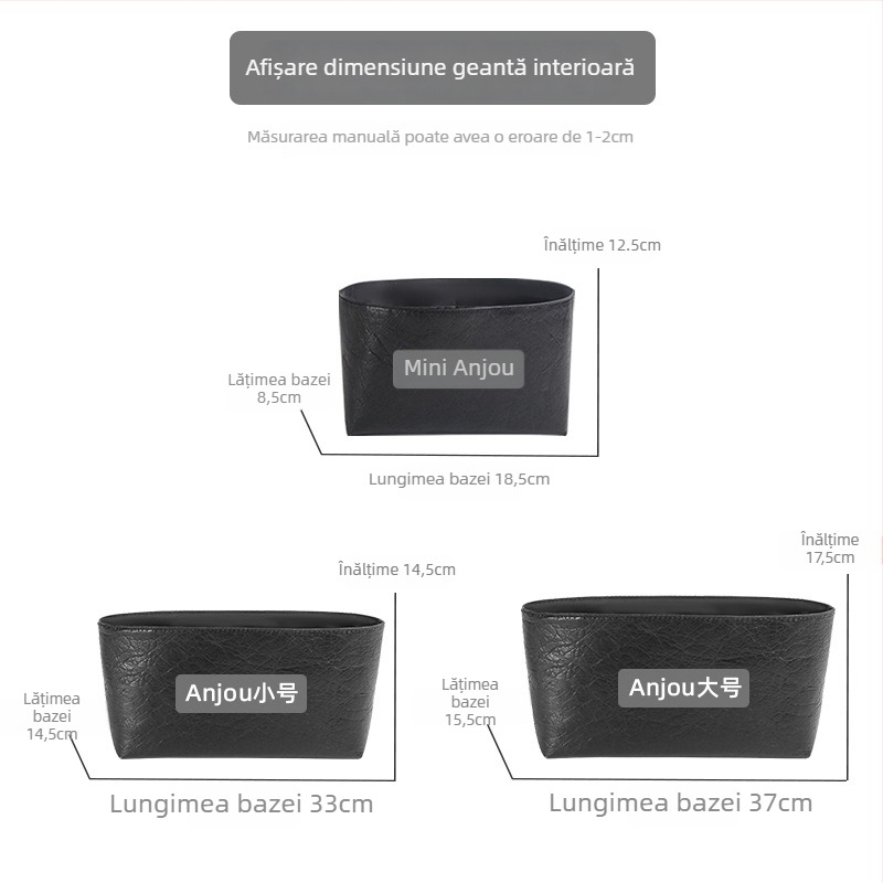 Geantă interioară pentru Goyard Anjou tote, design respirabil, lansare primăvara 2025, material: Alt, cutie: 1 bucată.