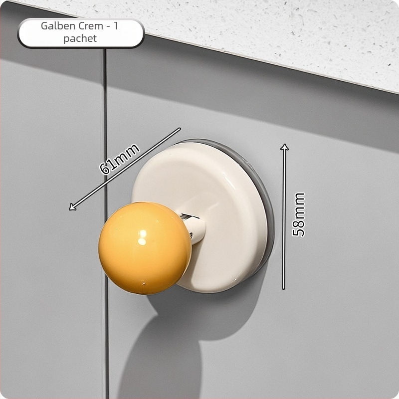 Mâner de ușă cu ventuză pentru uși glisante din sticlă - fără găuri, din plastic, model Ajd2025234