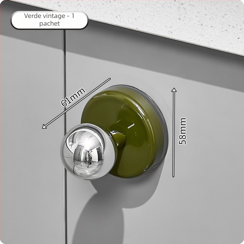 Mâner de ușă cu ventuză pentru uși glisante din sticlă - fără găuri, din plastic, model Ajd2025234