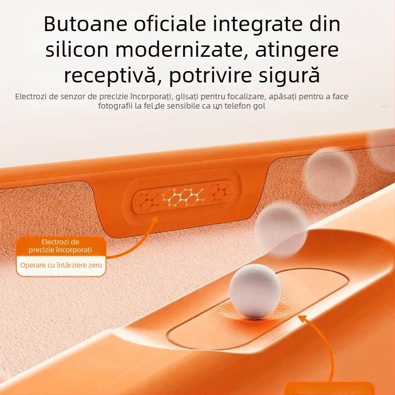 Carcasă pentru iPhone 17 Pro Max din silicon lichid, acoperire completă, protecție anti-cădere, design nou