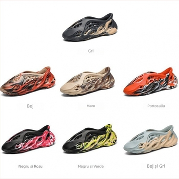 Sandale sport unisex EVA pentru adolescenți 13–16 ani, camuflaj, stil vintage