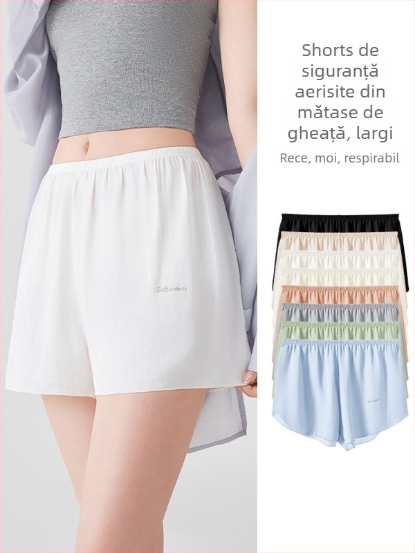 Pantaloni de siguranță pentru femei, lungime 3/4, poliester subțire respirabil, croială lejeră, 95% poliester