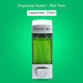 Dispenser dual de lichide cu acționare prin apăsare | Material ABS, design modern minimalist, Brand Yihui