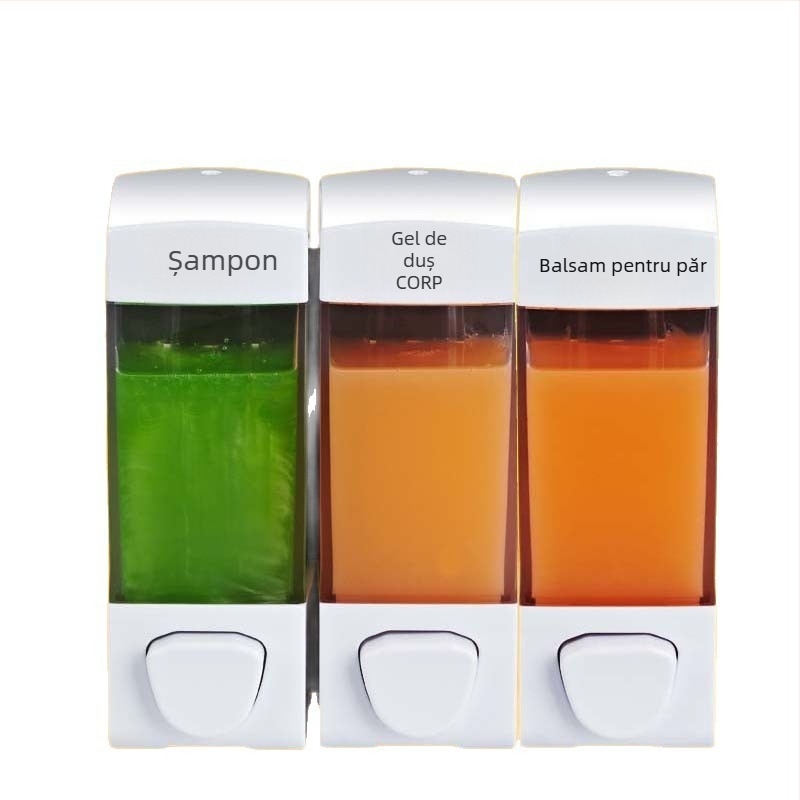 Dispenser dual de lichide cu acționare prin apăsare | Material ABS, design modern minimalist, Brand Yihui