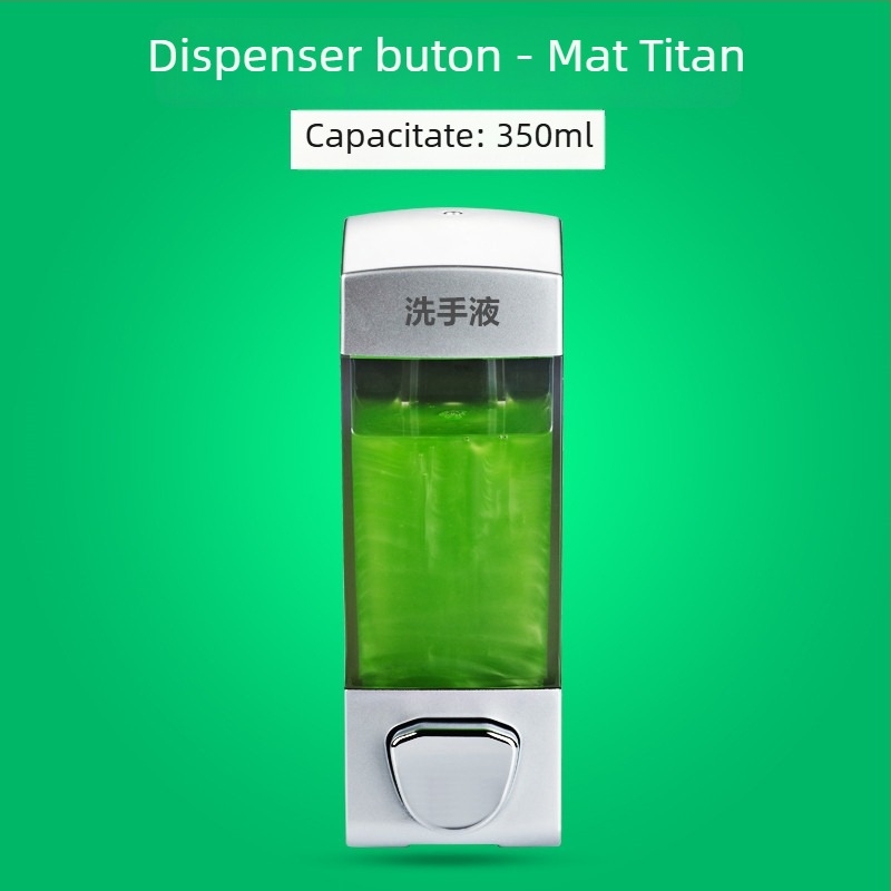 Dispenser dual de lichide cu acționare prin apăsare | Material ABS, design modern minimalist, Brand Yihui