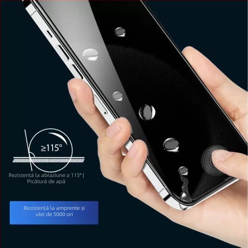 Anank protecție ecran 360° pentru intimitate iPhone 17 Pro – sticlă temperată, folie frontală, protecție anti-spionaj, acoperire completă, finisaj mat