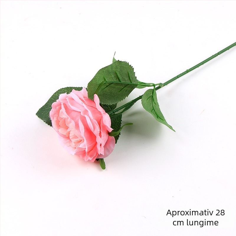 Flori artificiale pentru fotografie – roz, bujor și lalea simulate; Materiale: folie PP; Model: Simulation flower; Brand: Rookie; Potrivit pentru fotografii de produs