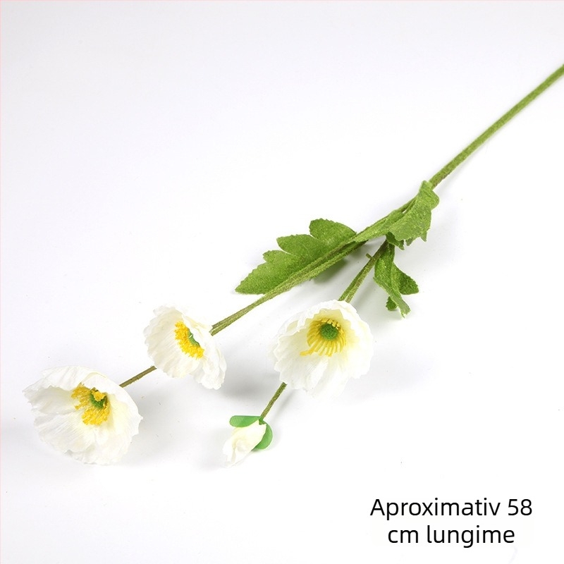 Flori artificiale pentru fotografie – roz, bujor și lalea simulate; Materiale: folie PP; Model: Simulation flower; Brand: Rookie; Potrivit pentru fotografii de produs